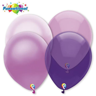 Funsational Purples Latex Balloon Options