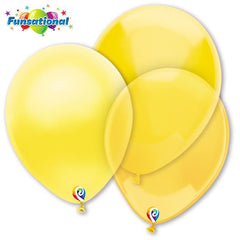 Funsational Yellows Latex Balloon Options