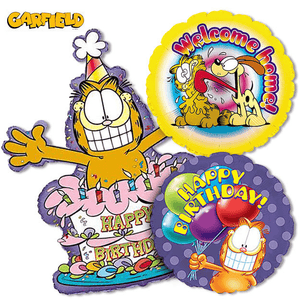 Toyland® 71 cm (28) Globo de Aluminio con Personaje de Garfield de - Globos de Fiesta para niños Toyland® 71 cm (28) Globo de Aluminio con Personaje de Garfield de - Globos de Fiesta para niños