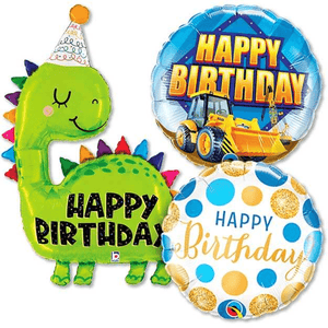 Happy Birthday - Boy Balloons - LA Balloons