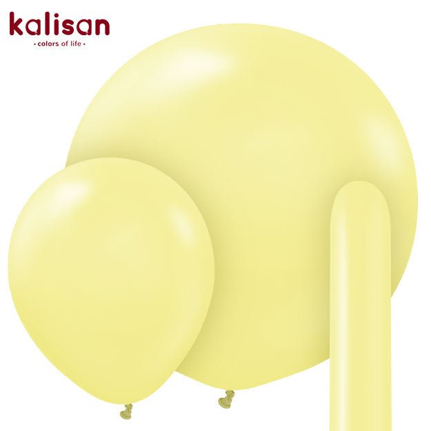 11 inchQualatex Pearl Lemon Chiffon Latex Balloons - 43776 - LA