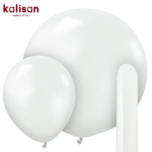 Kalisan Metallic Pearl White - LA Balloons