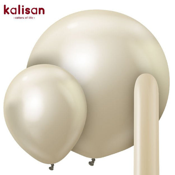 Kalisan Mirror White Gold - LA Balloons