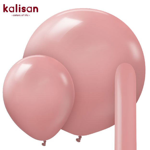 24 Inch Kalisan Retro Rosewood Latex Balloons 12480176 - LA Balloons