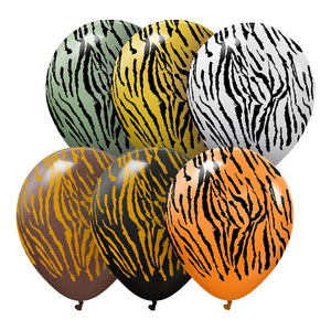 Kalisan Safari Tiger Print Balloons - LA Balloons