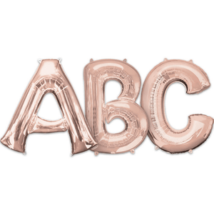 Large Letters - Rose Gold - LA Balloons