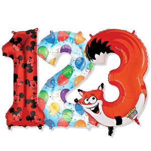 Large Numbers - Printed Balloons - LA Balloons