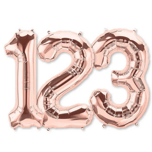 Large Numbers - Rose Gold - LA Balloons