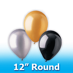12" - Round  Latex Balloons