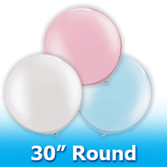 30" - Round  Latex Balloons