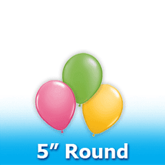 5" - Round  Latex Balloons