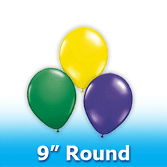 9" - Round  Latex Balloons