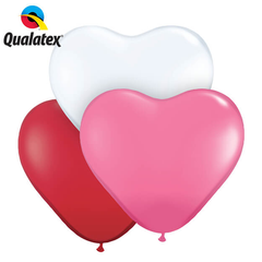 Qualatex Hearts Latex Balloons
