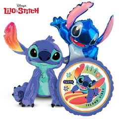 Ballons Stitch - Disney - Lilo et Stitch - 5 pièces - Ballon aluminium mylar  - Sans