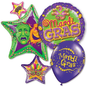 Mardi Gras Balloons - LA Balloons