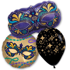 Masquerade Balloons & Accessories