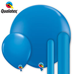 Qualatex Dark Blue Latex Balloon Options