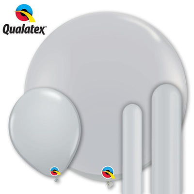 Qualatex Gray Latex Balloon Options