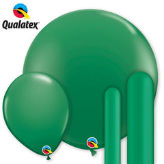 Qualatex Green Latex Balloon Options