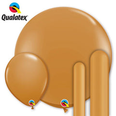 Qualatex Mocha Brown Latex Balloon Options