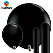 Qualatex Onyx Black Latex Balloon Options