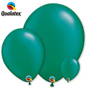 Qualatex Pearl Emerald Green Latex Balloon Options