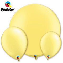 Qualatex Pearl Lemon Chiffon Latex Balloon Options
