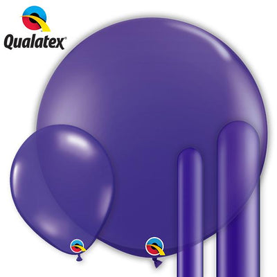 Qualatex Quartz Purple Latex Balloon Options