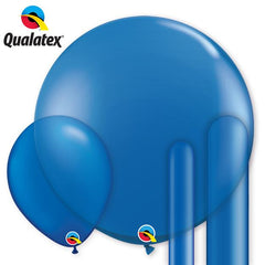Qualatex Sapphire Blue Latex Balloon Options