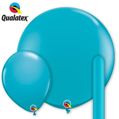 Qualatex Tropical Teal Latex Balloon Options
