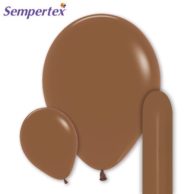 11 inch Sempertex Deluxe Coffee Latex Balloons - 53160 - LA Balloons