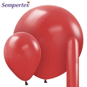 Sempertex Deluxe Imperial Red Balloons - LA Balloons