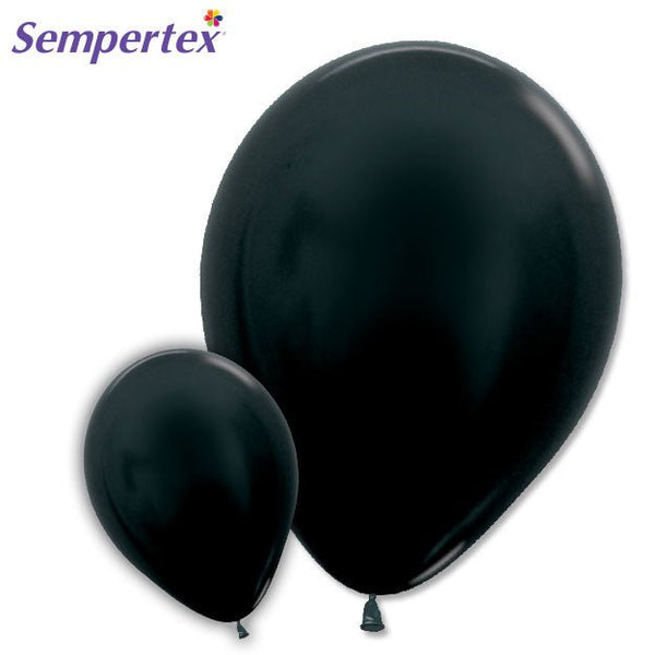 Sempertex Metallic Black - LA Balloons