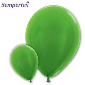 Sempertex Metallic Key Lime Green - LA Balloons