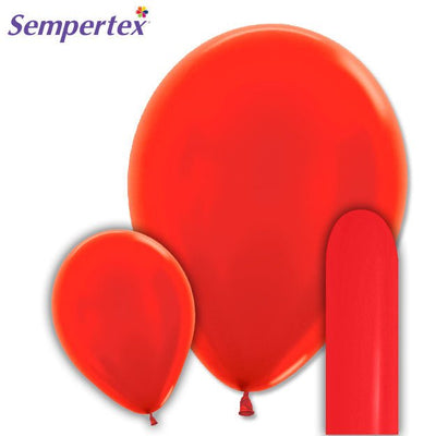 10 Ballons En Latex Rouge Starfire Métallisé Tuftex 36" - Pour Fêtes Et événements