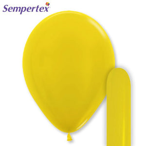 Sempertex Metallic Yellow - LA Balloons