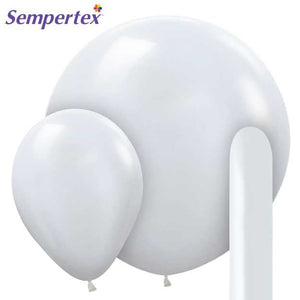 Sempertex Pearl White - LA Balloons