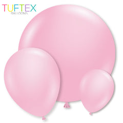 tuftex baby pink latex balloons