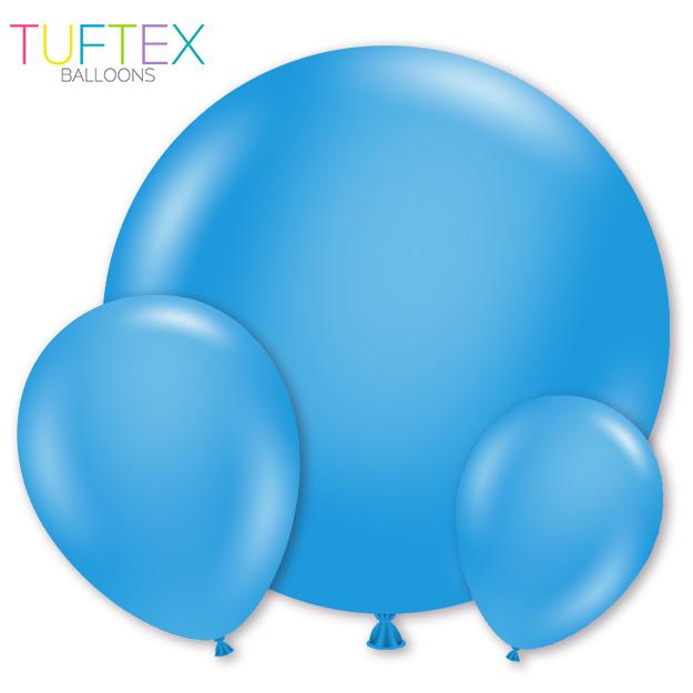 24 inch TUFTEX Blue Latex Balloons - 24003 - LA Balloons