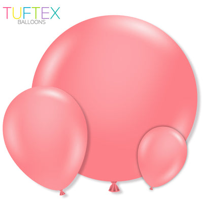 TUFTEX Coral Latex Balloon Options