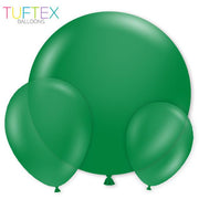 Tuftex Crystal Emerald Green Latex Balloon Options