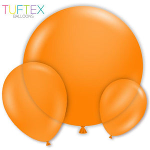 TUFTEX Crystal Tangerine - LA Balloons