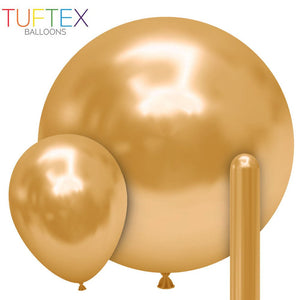 TUFTEX Effects Golden Balloons - LA Balloons