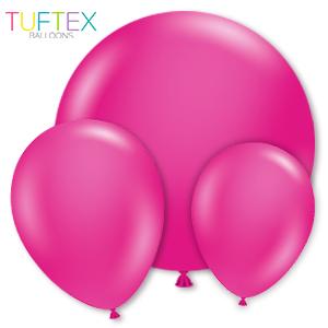 TUFTEX Hot Pink Latex Balloon Options