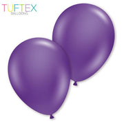 TUFTEX Metallic Concord Grape Latex Balloon Options