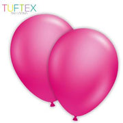 TUFTEX Metallic Fuschia Latex Balloon Options