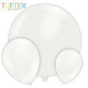 TUFTEX White Latex Balloons
