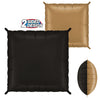LA Balloons 24 inch DECO BICOLOR SQUARE - BLACK & CHAMPAGNE (2 PK) Foil Balloon 401554-PB-P