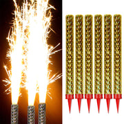 Party Brands CAKE SPARKLER PARTY CANDLES - LARGE (6 PK) Candles 1017L