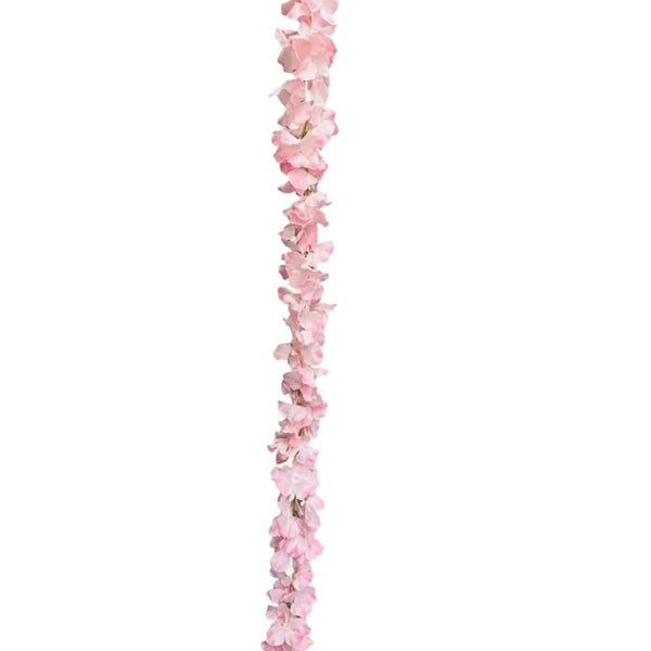 103 inch HYDRANGEA GARLAND - CREAM PINK - LA Balloons